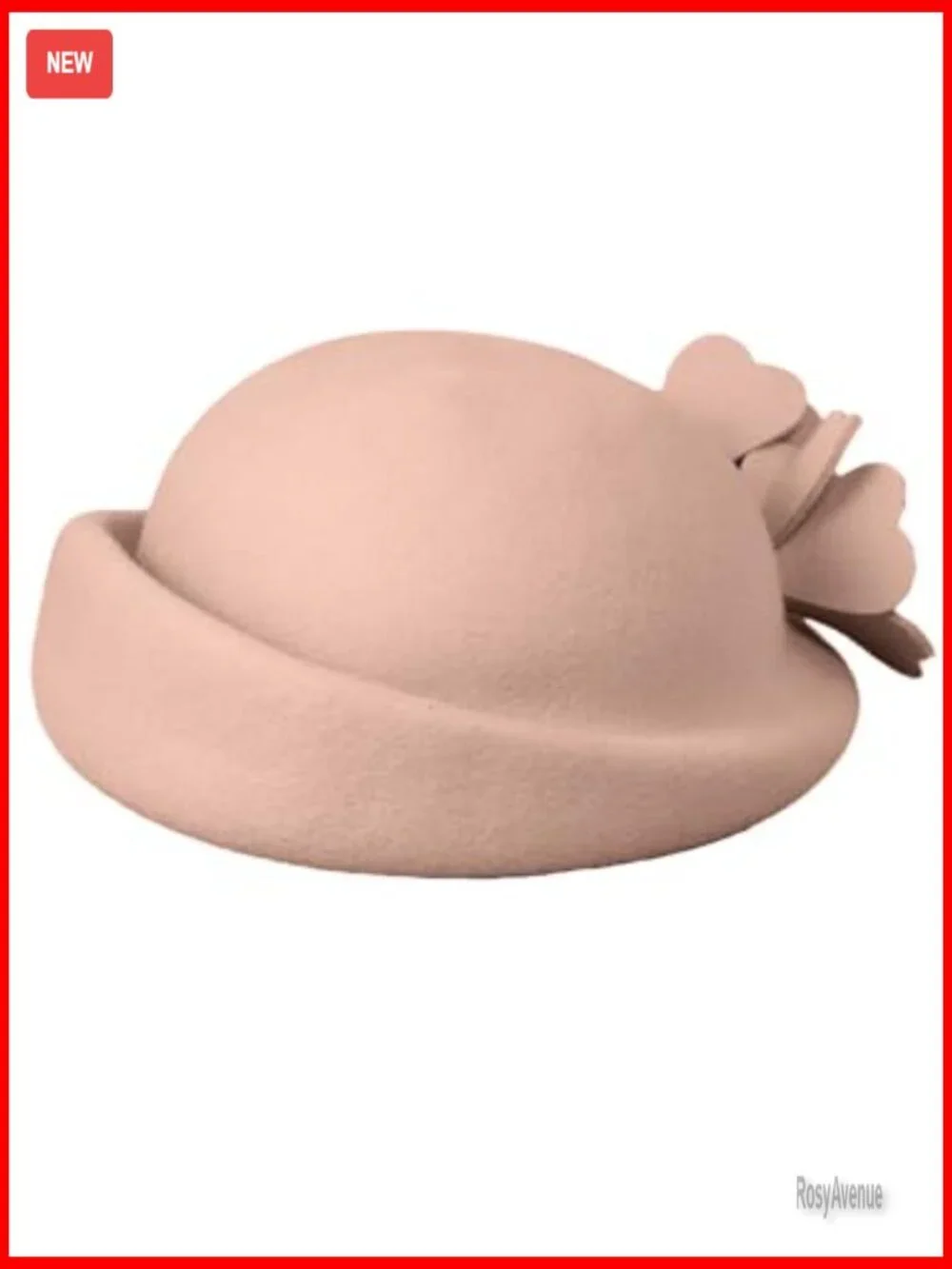 Wool Beret Hat Adjustable Fedora Vintage Style for Women